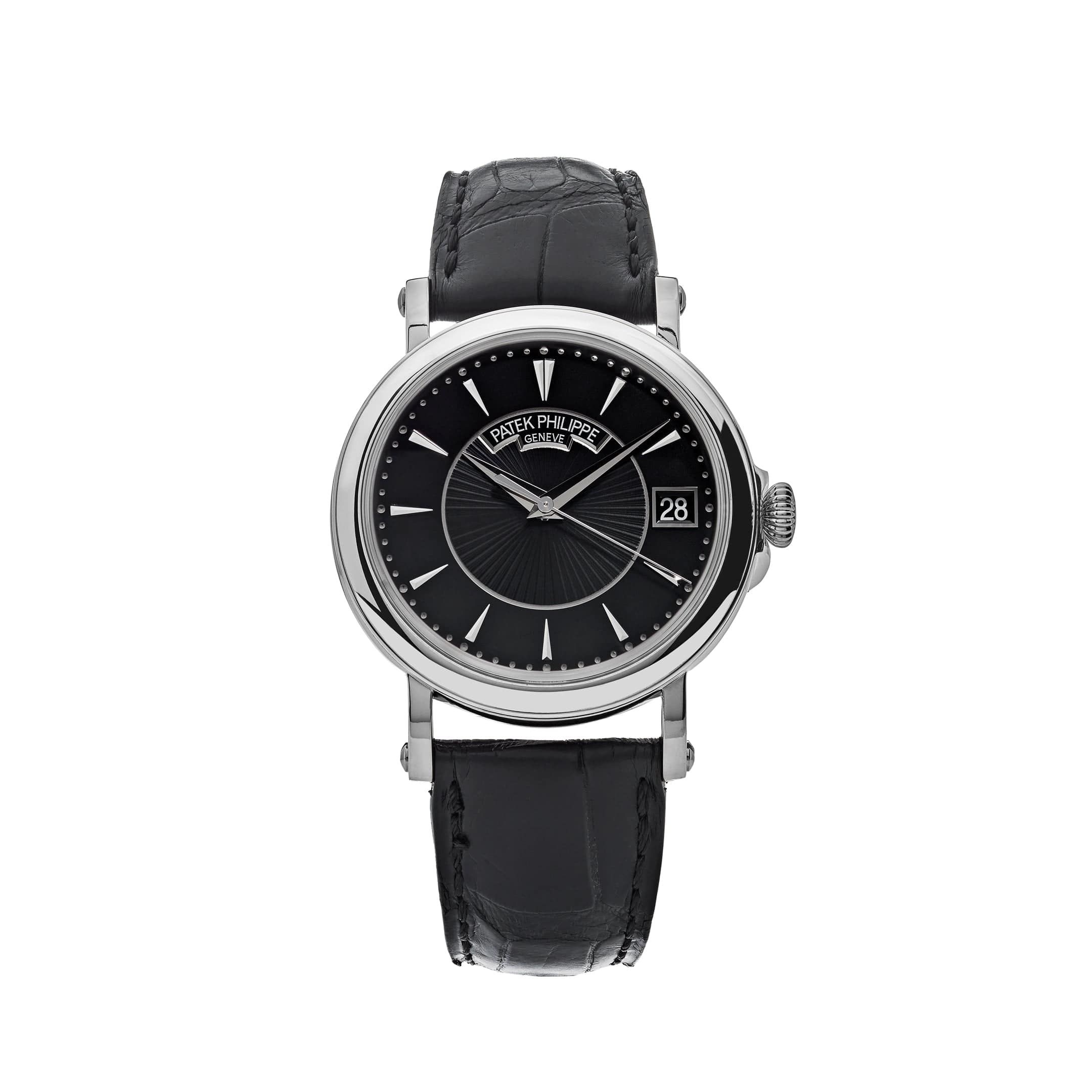 Patek Philippe Calatrava 5153G-001 Date White Gold Black Dial