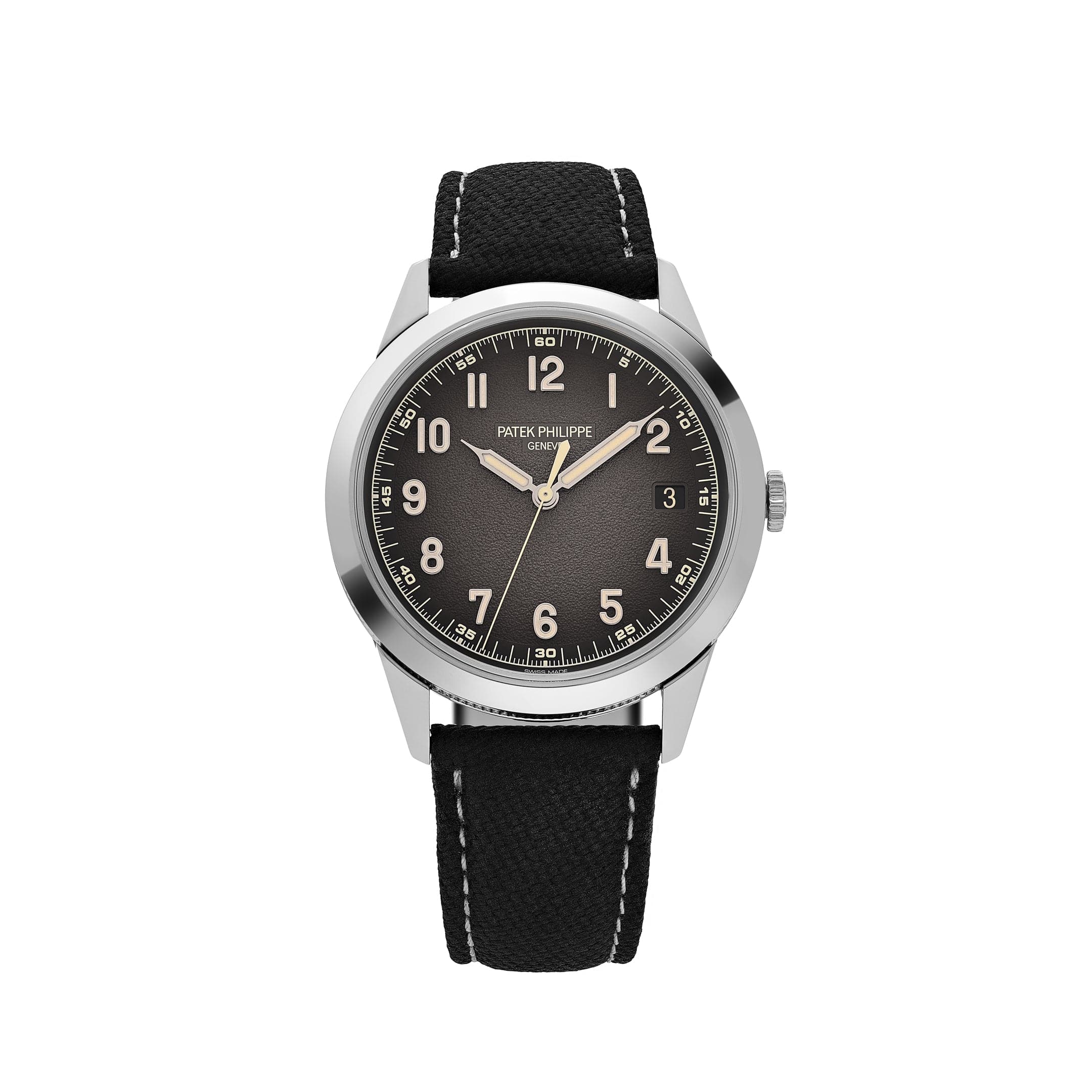 Patek Philippe Calatrava 5226G-001 White Gold Charcoal Dial Date