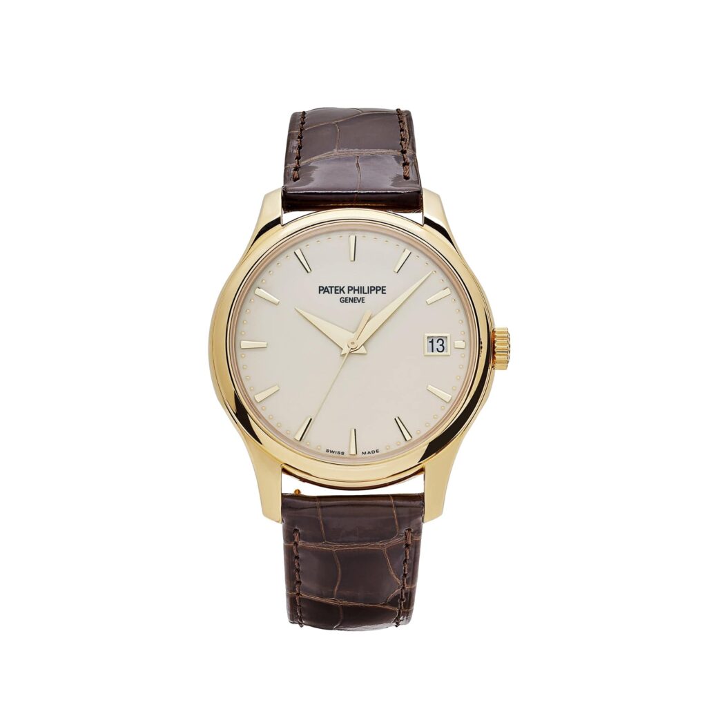 Patek Philippe Calatrava 5227J-001 Yellow Gold Lacquered Ivory Dial