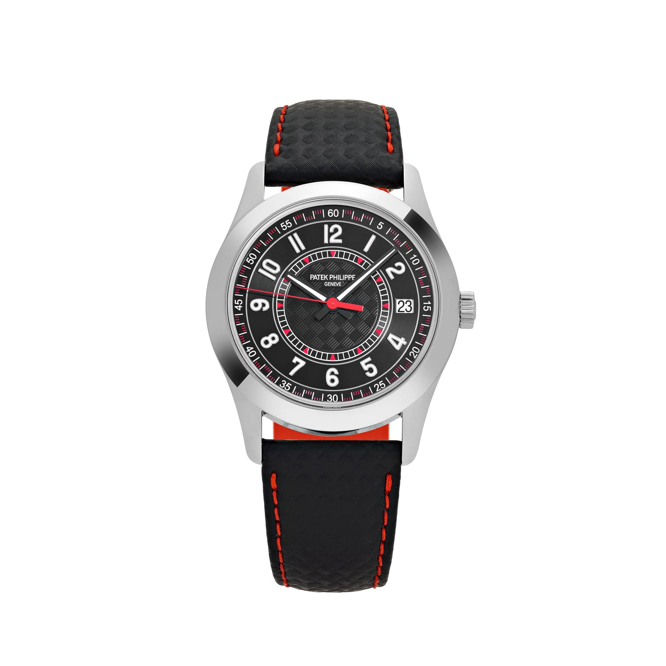 Patek Philippe Calatrava 6007G-010 White Gold Red Accents