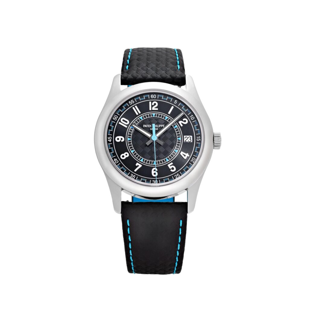 Patek Philippe Calatrava 6007G-011 White Gold Blue Accents