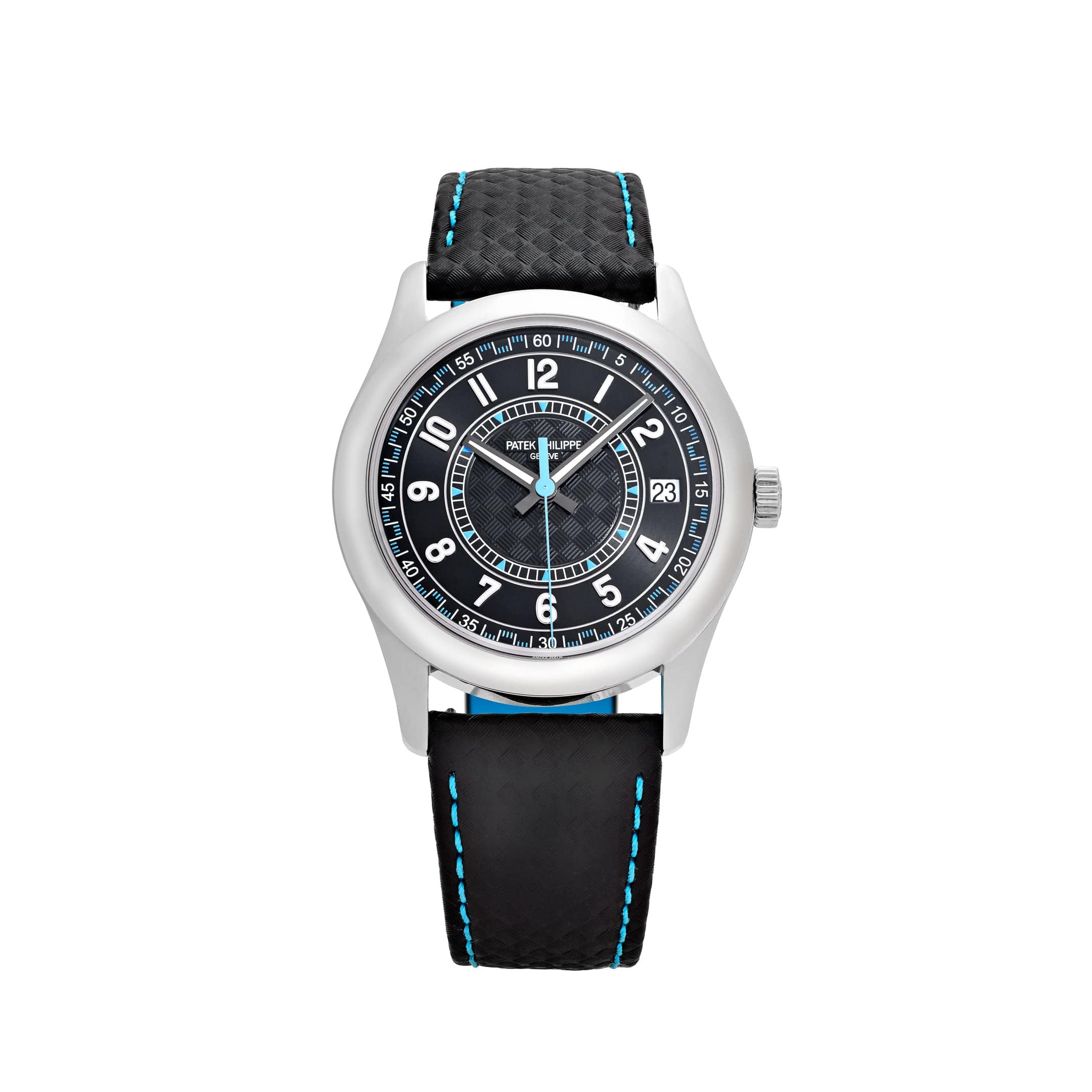 Patek Philippe Calatrava 6007G-011 White Gold Blue Accents
