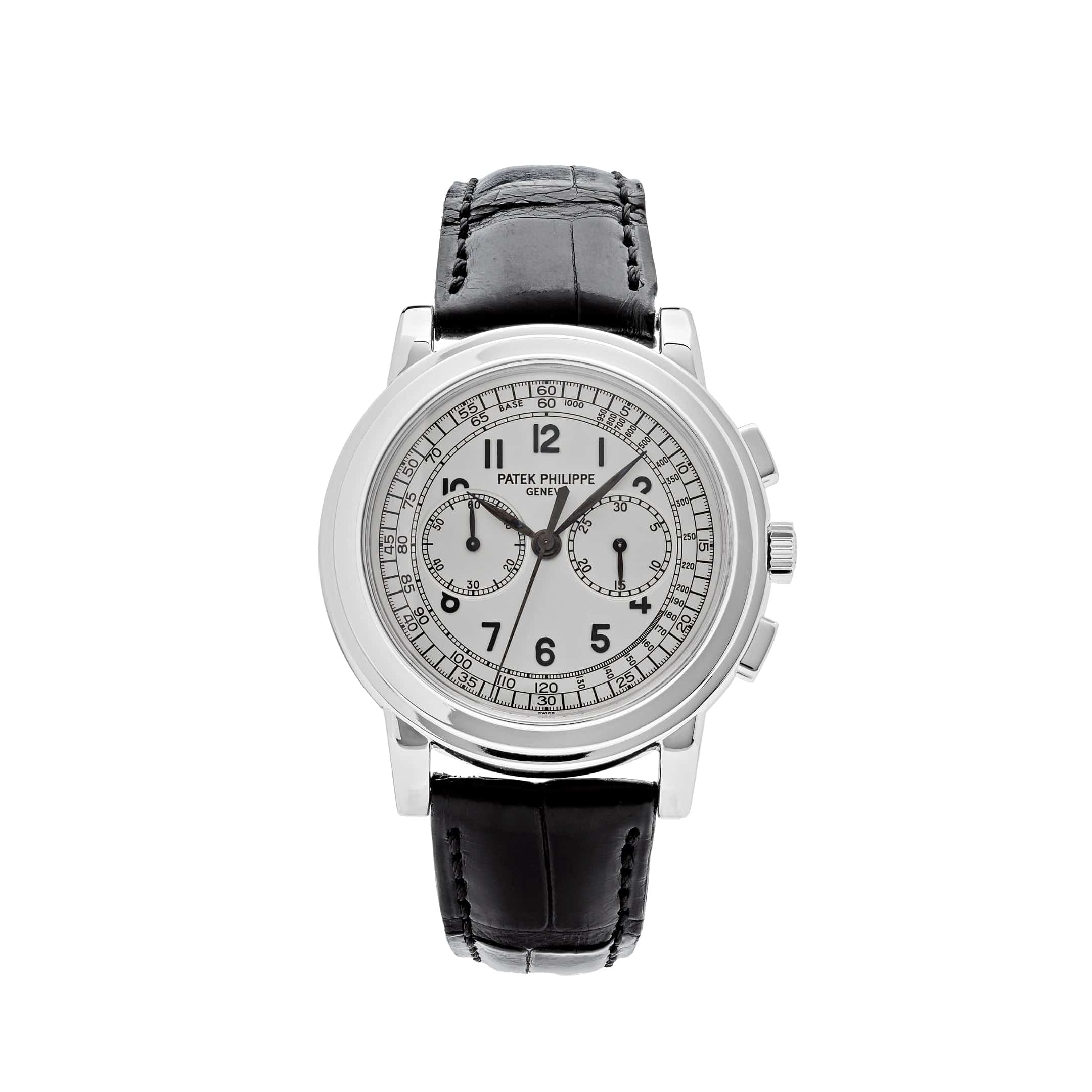 Patek Philippe Complications 5070G-001 Chronograph White Gold Silver Dial