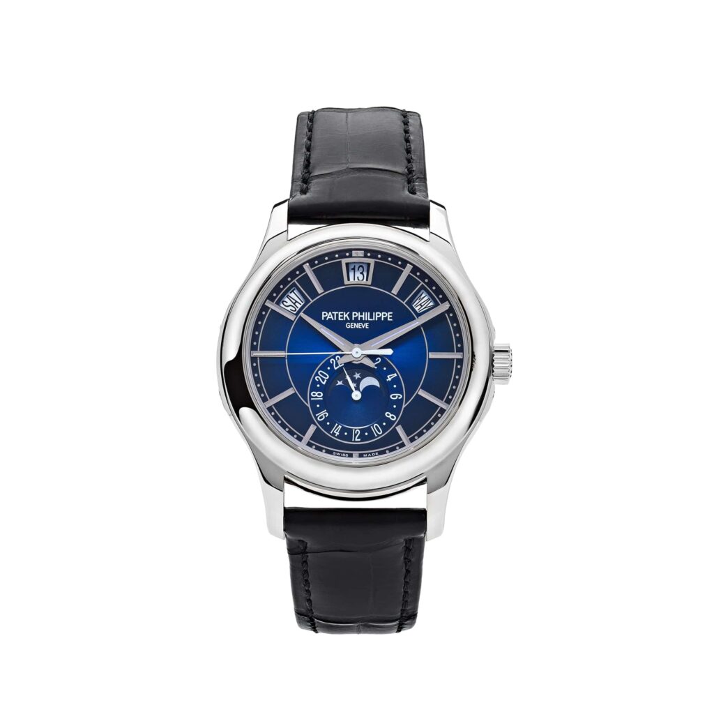 Patek Philippe Complications 5205G-013 Annual Calendar White Gold Blue Dial