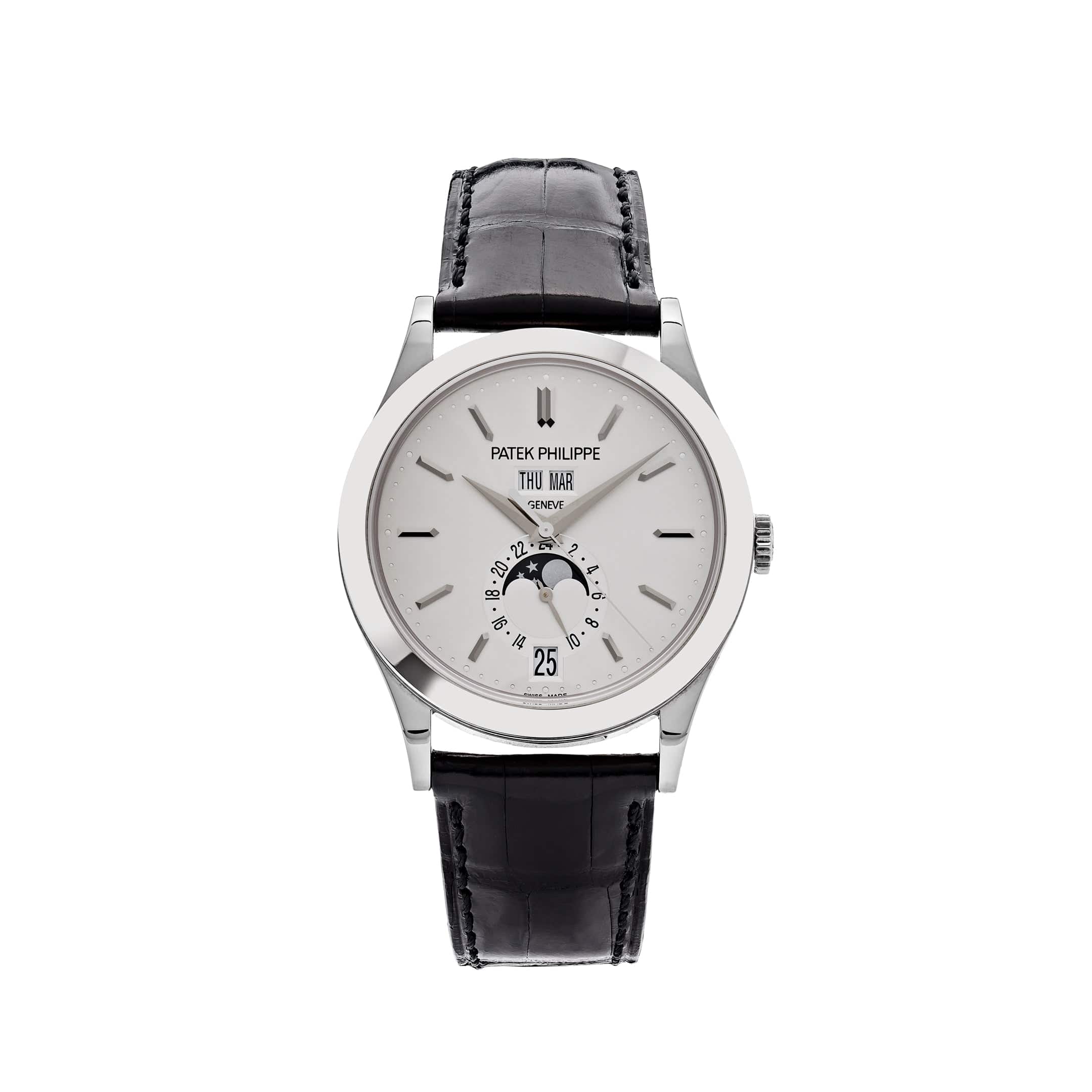 Patek Philippe Complications 5396G-011 Annual Calendar Moon Phases White Gold