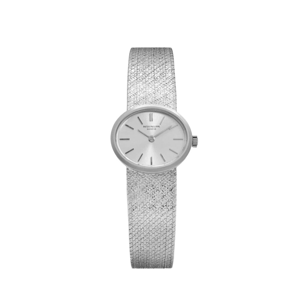 Patek Philippe Ellipse 3349 White Gold Silver Dial