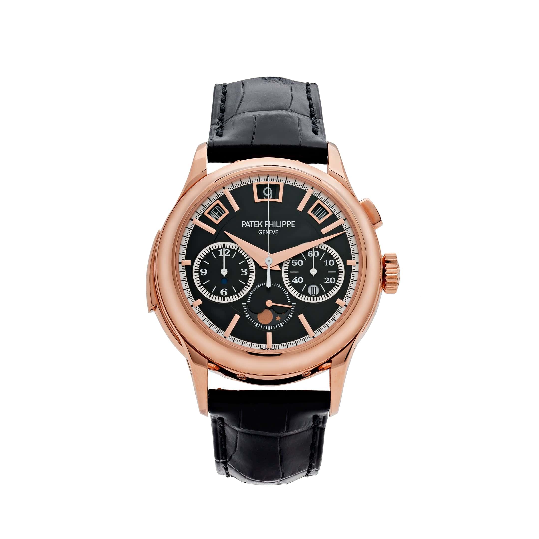 Patek Philippe Grand Complications 5208R-001 Minute Repeater Perpetual Calendar Rose Gold Black Dial