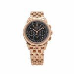 Patek Philippe Grand Complications 5270/1R-001 Chronograph Perpetual Calendar Rose Gold Black Dial
