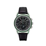 Patek Philippe Grand Complications 5271/13P-001 Perpetual Calendar Moon Phases Platinum Emerald Bezel Black Dial