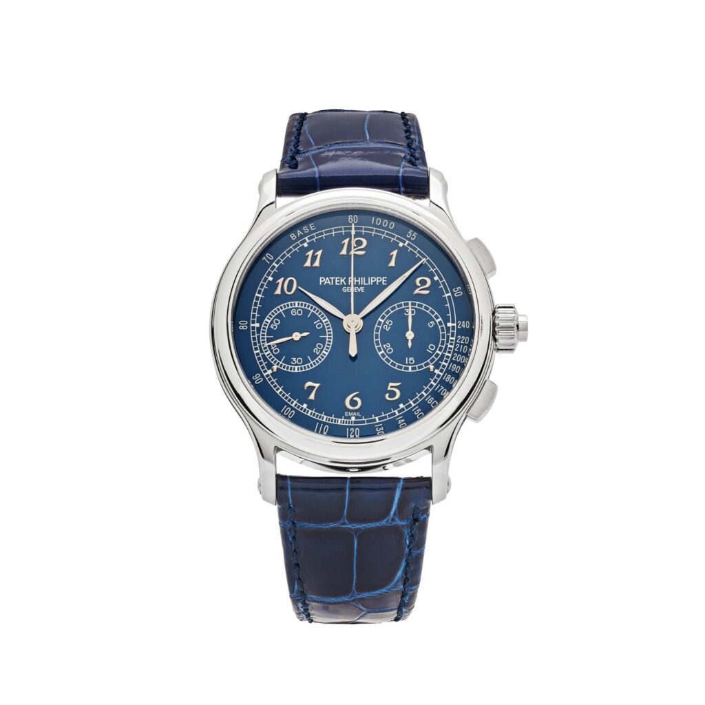 Patek Philippe Grand Complications 5370P-011 Split-Seconds Chronograph Platinum Blue Dial