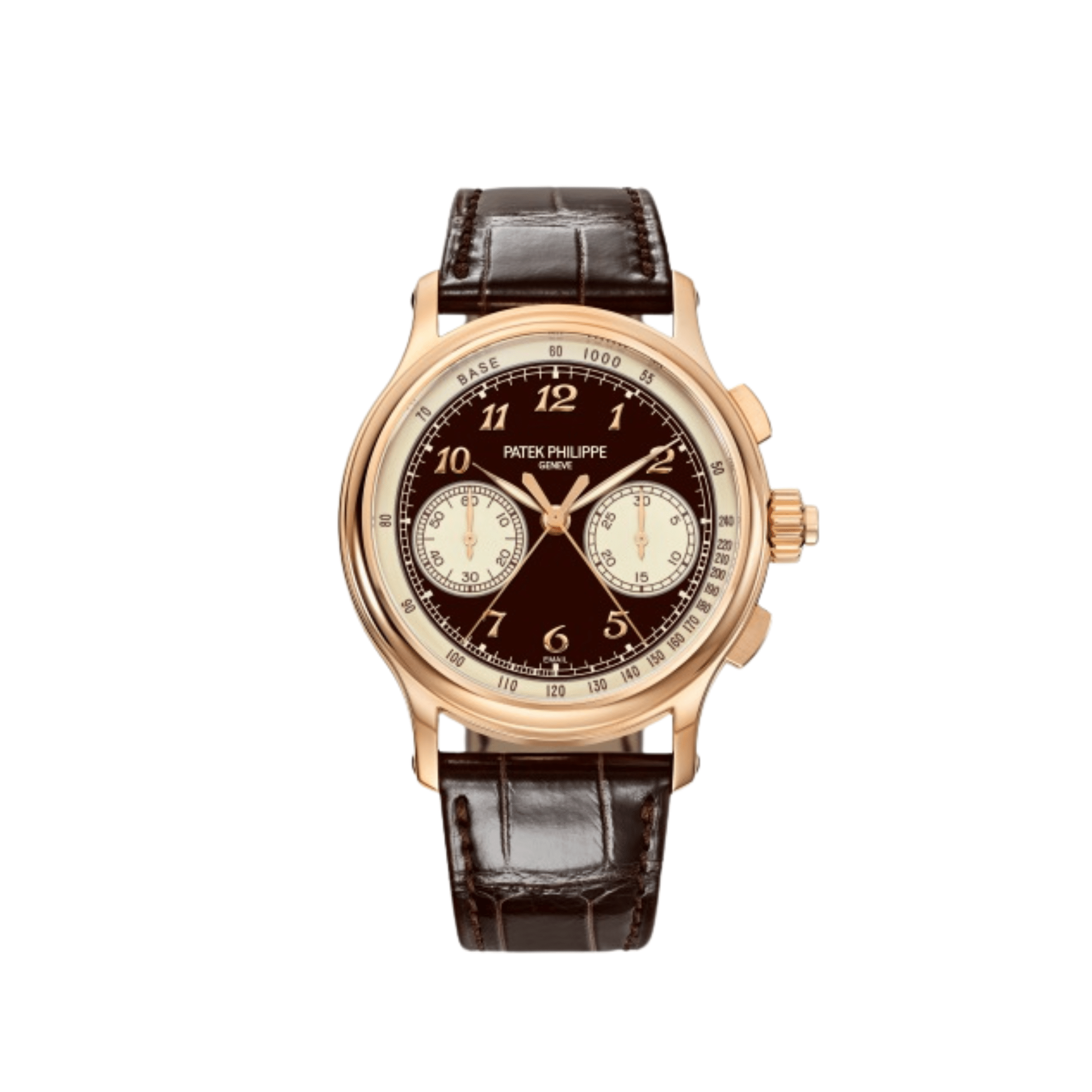 Patek Philippe Grand Complications 5370R-001 Split-Seconds Chronograph Rose Gold Brown Grand Feu Enamel Dial
