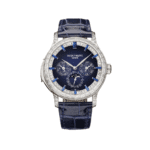 Patek Philippe Grand Complications 5374/300P-001 Perpetual Calendar Minute Repeater Diamond Set Platinum Case Blue Dial Sapphire Markers