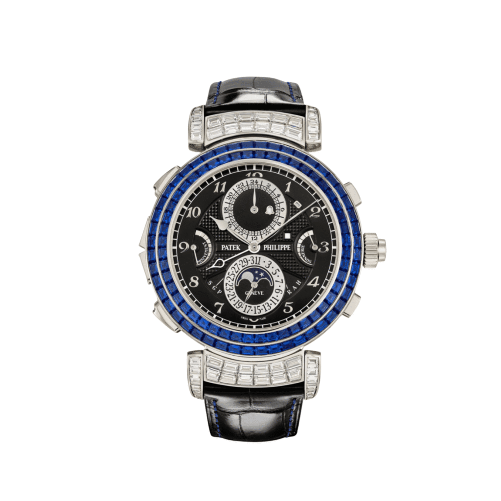 Patek Philippe Grand Complications 6300/401G-001 Grandmaster Chime White Gold Blue Sapphires
