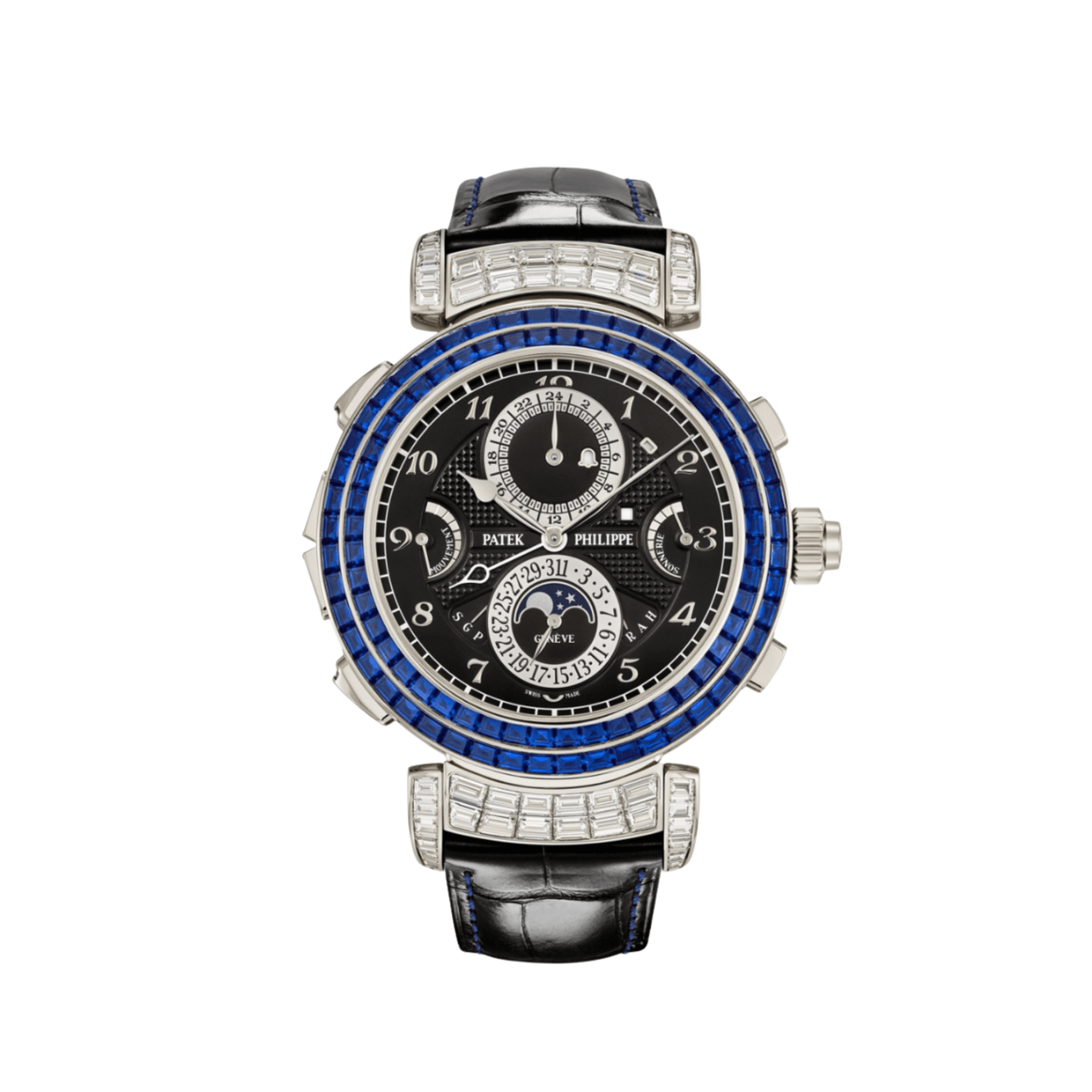 Patek Philippe Grand Complications 6300/401G-001 Grandmaster Chime White Gold Blue Sapphires