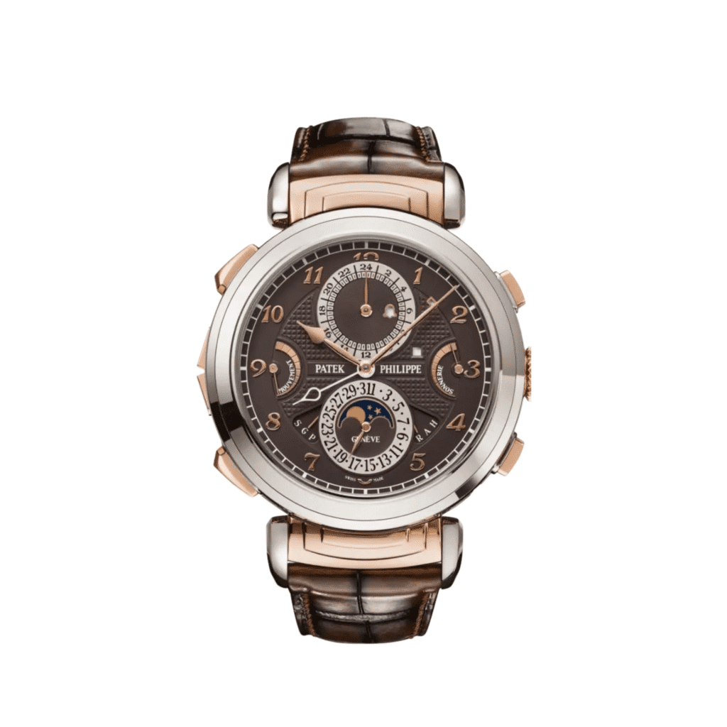 Patek Philippe Grandmaster Chime 6300GR-001 White Gold Rose Gold Brown Dial