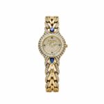 Patek Philippe La Flamme 4818/11 'Ladies' Yellow Gold Diamonds Blue Sapphires Quartz