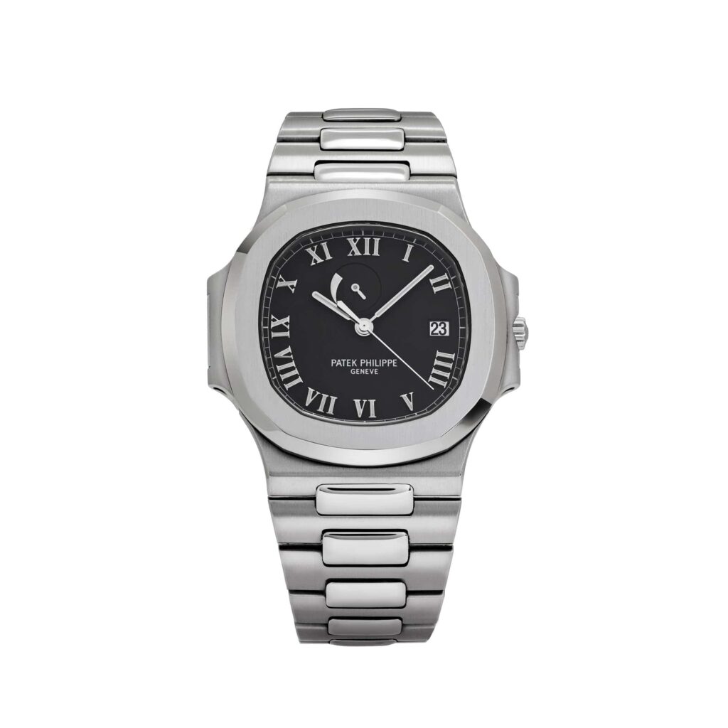 Patek Philippe Nautilus 3710/1A-001 ‘Jumbo’ Power Reserve Indicator Stainless Steel Black Dial
