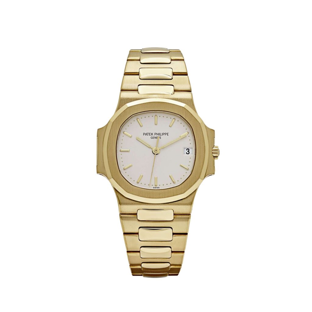 Patek Philippe Nautilus 3800/1J-001 Yellow Gold White Dial