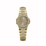 Patek Philippe Nautilus 4700 Yellow Gold Champagne Diamond Dial Diamond Bezel