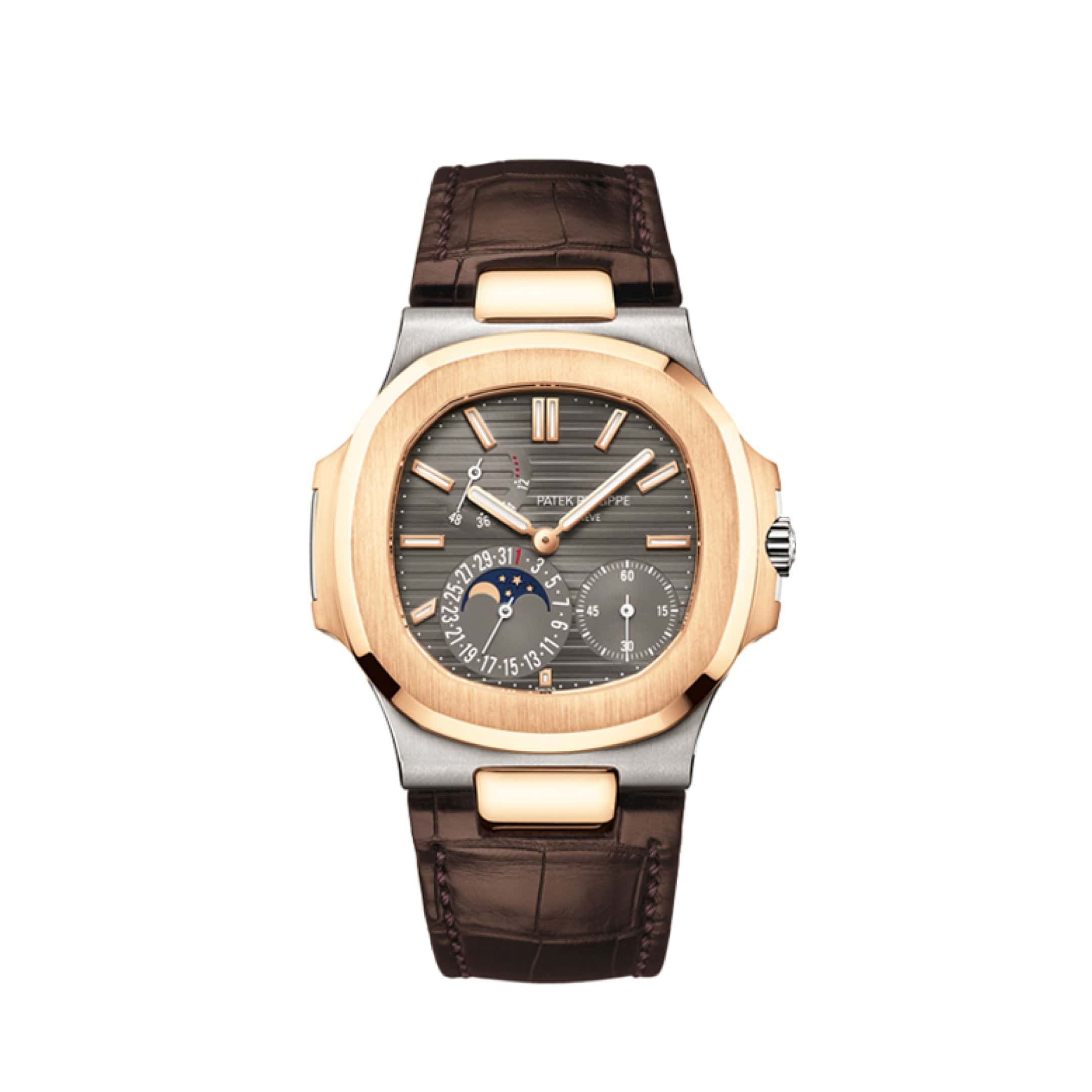 Patek Philippe Nautilus 5712GR-001 Moon Phase White Gold And Rose Gold