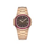 Patek Philippe Nautilus 5723/112R-001 Rose Gold Ruby Bezel