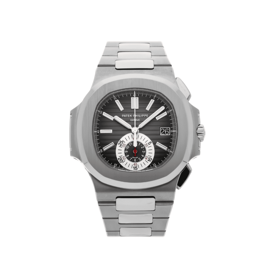 Patek Philippe Nautilus 5980/1A-014 Chronograph Stainless Steel Grey Dial