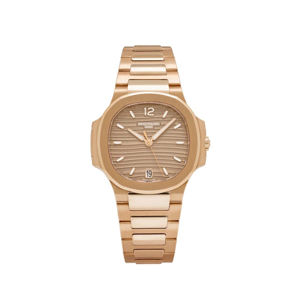 Patek Philippe Nautilus 7118/1R-010 ‘Ladies’ Rose Gold Champagne Golden Dial