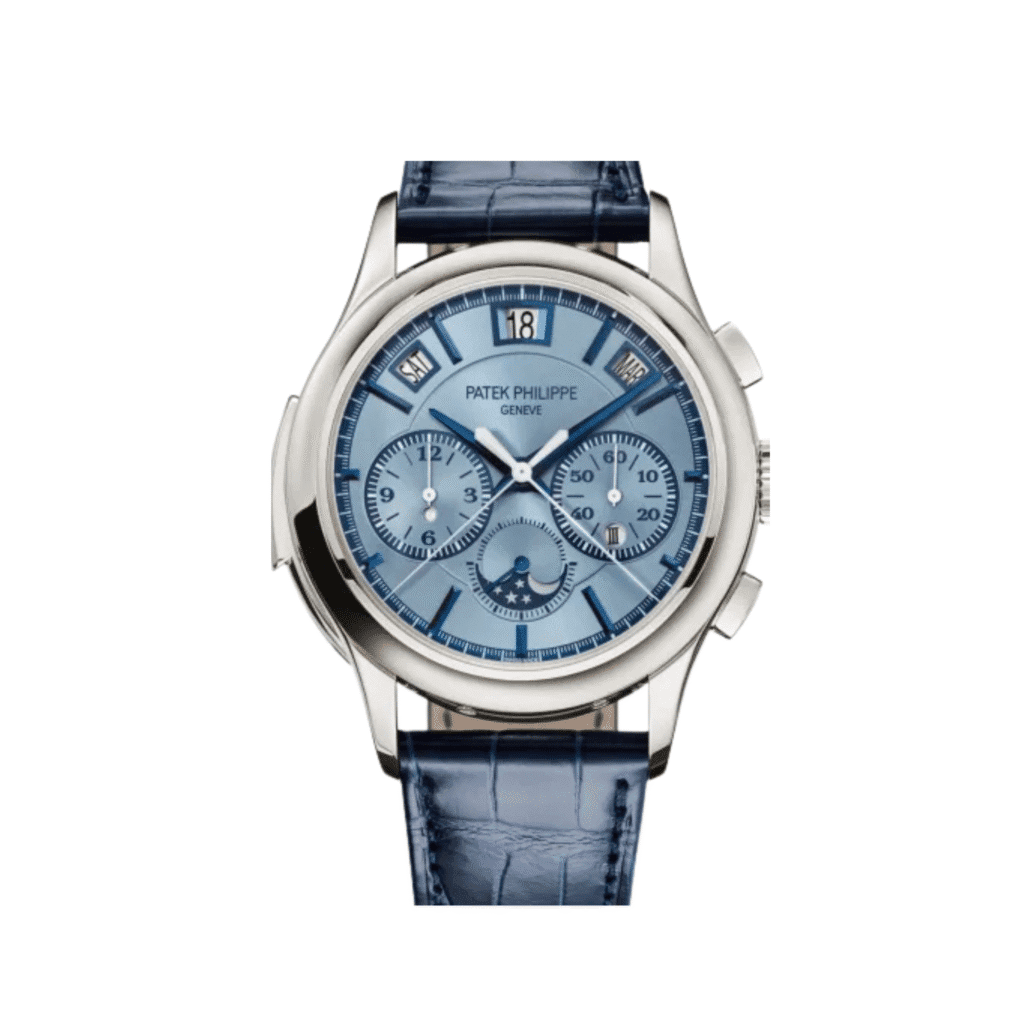 Patek Philippe Quadruple Grand Complications 5308G-001 Minute-Repeater Split-Seconds Chronograph Perpetual Calendar White Gold Ice Blue Dial