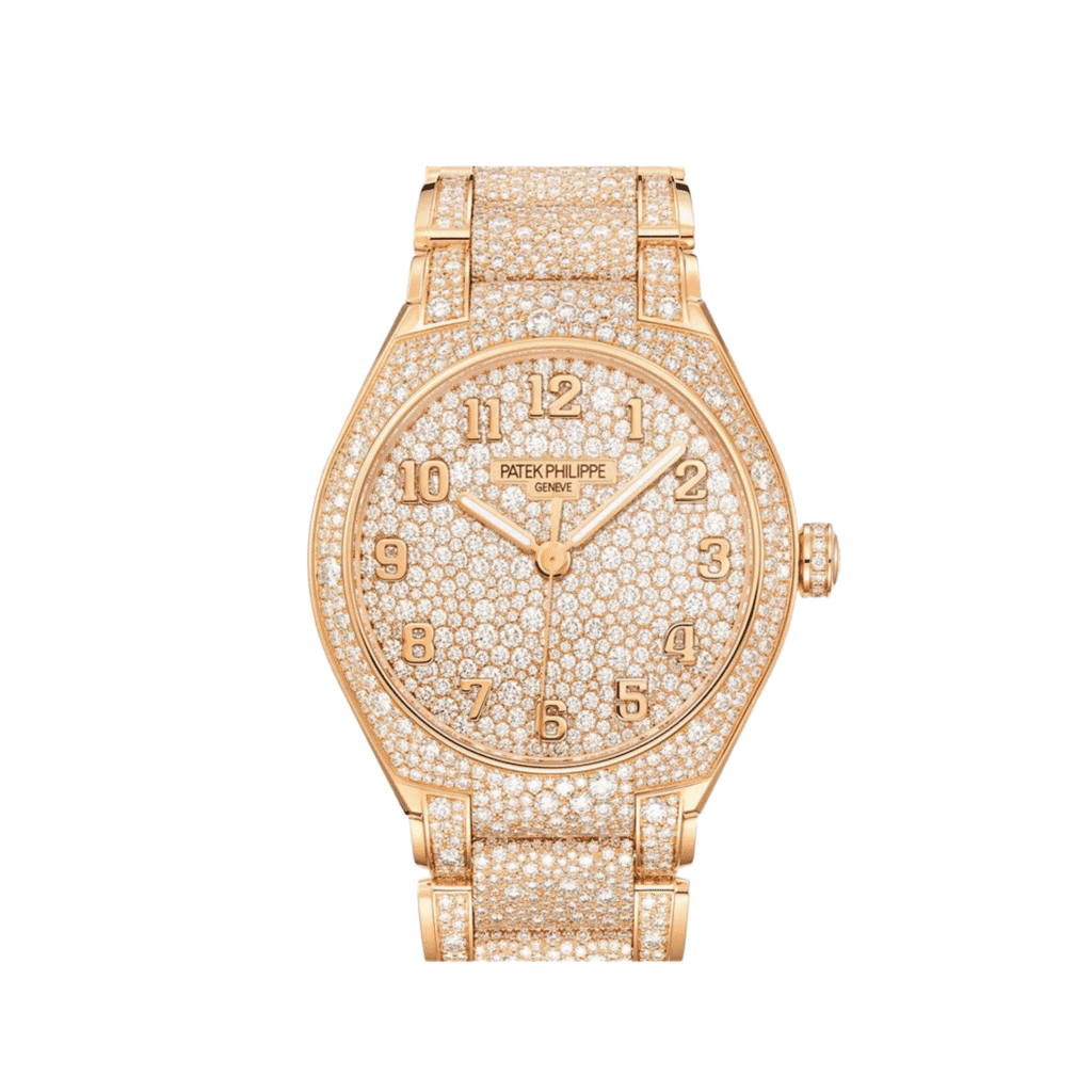 Patek Philippe Twenty-4 7300/1450R-001 ‘Ladies’ Quartz Rose Gold PavÃ© Diamond Set