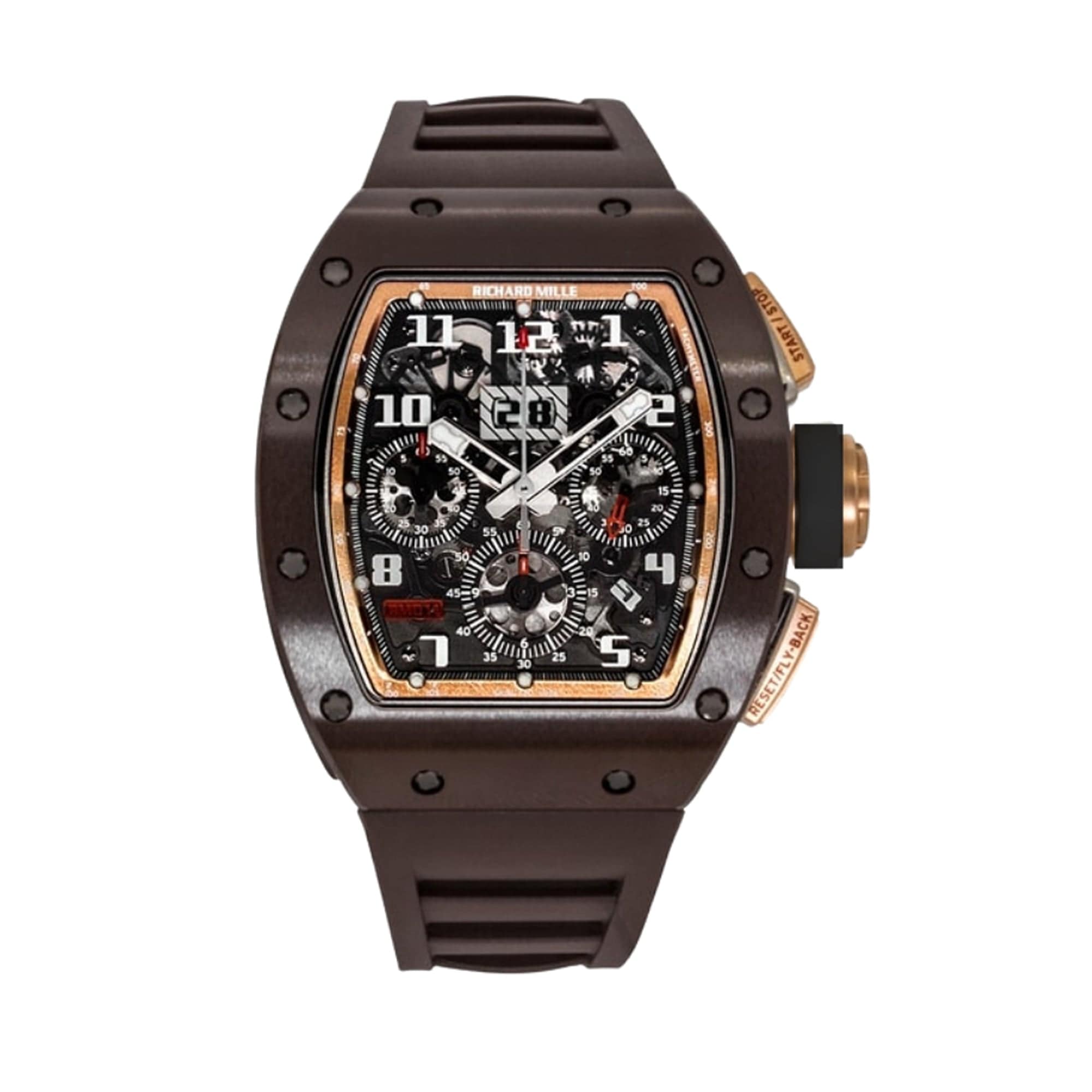 Richard Mille RM 011 Brown Ceramic TZP Asia Limited Edition Of 50