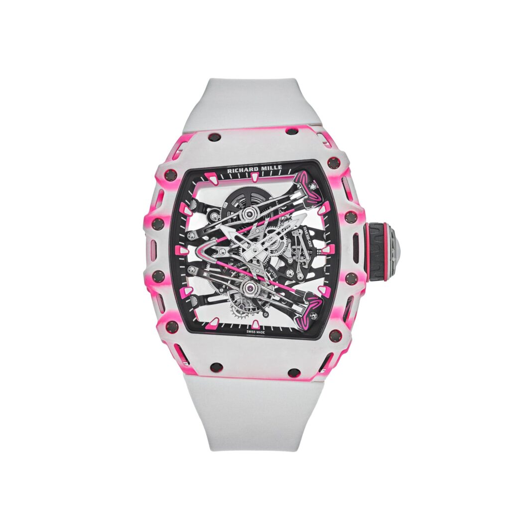 Richard Mille RM 38-02 Bubba Watson Tourbillon White Pink Quartz TPT Limited Edition Of 50