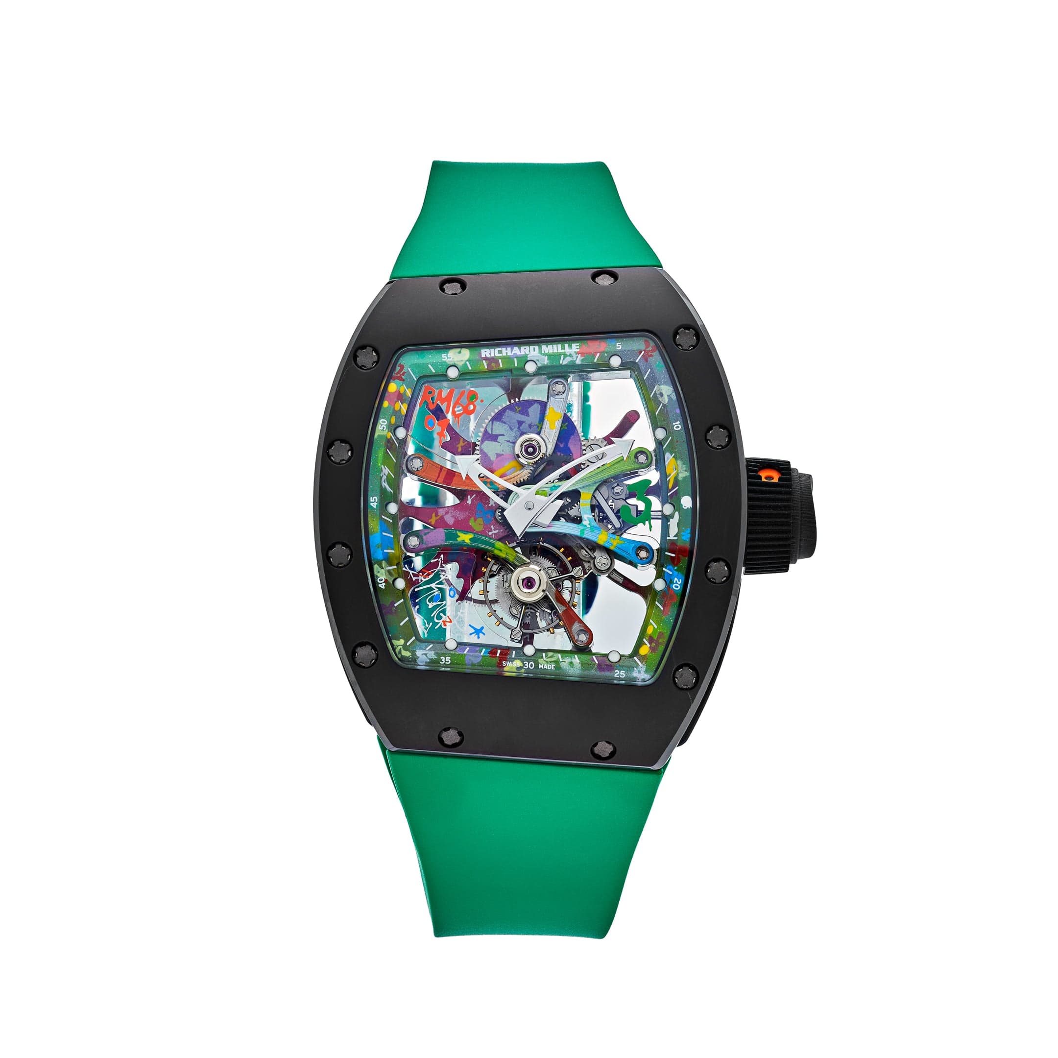 Richard Mille RM 68-01 Cyril Kongo Tourbillon Carbon Limited Edition Of 30