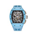 Richard Mille RM 011 Baby Blue Ceramic Felipe Massa Last Limited Edition Of 50
