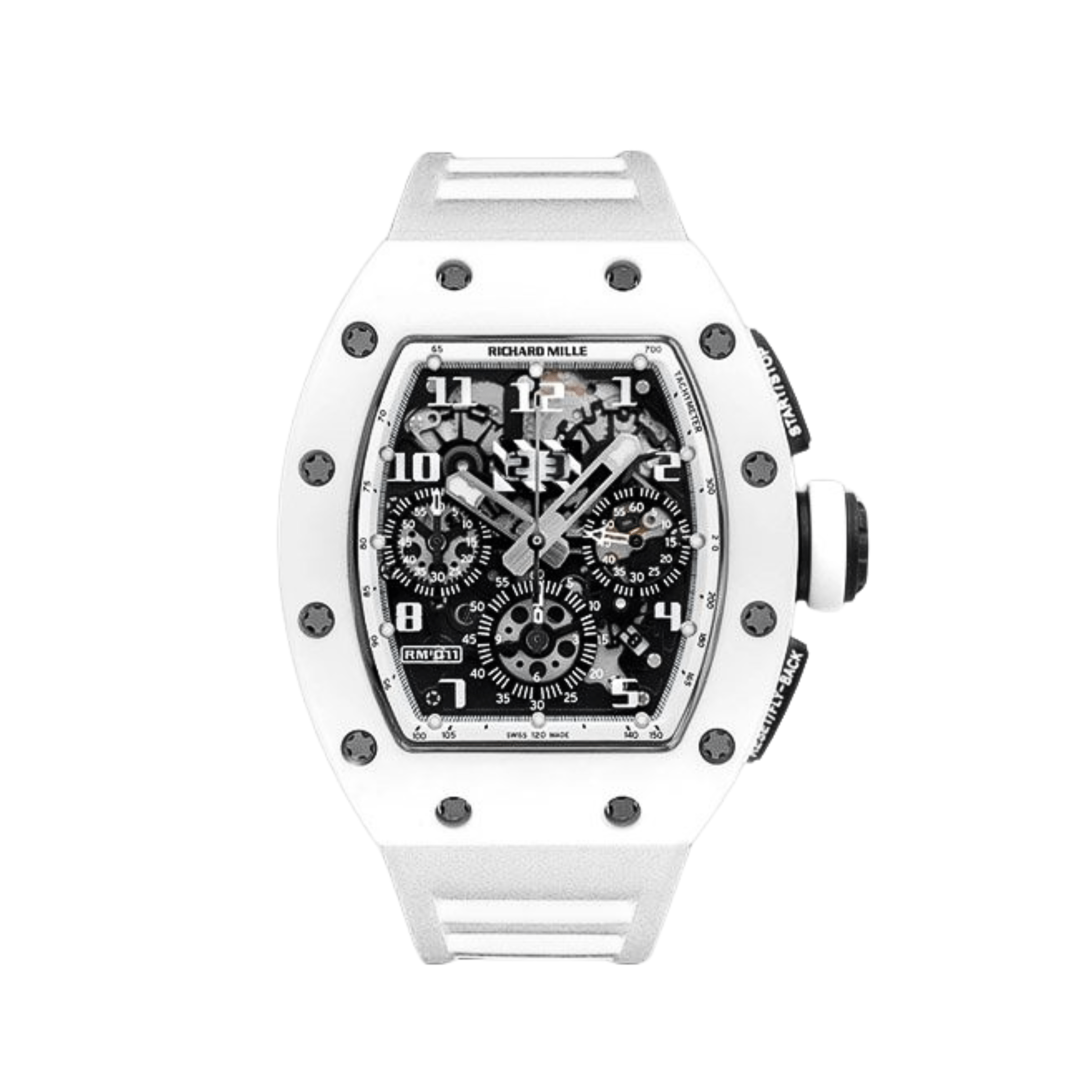 Richard Mille RM 011 FM 'White Ghost' White Ceramic Limited Edition Of 30