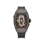 Richard Mille RM 037 Rose Gold Carbon TPT Diamond Set Skeleton Dial