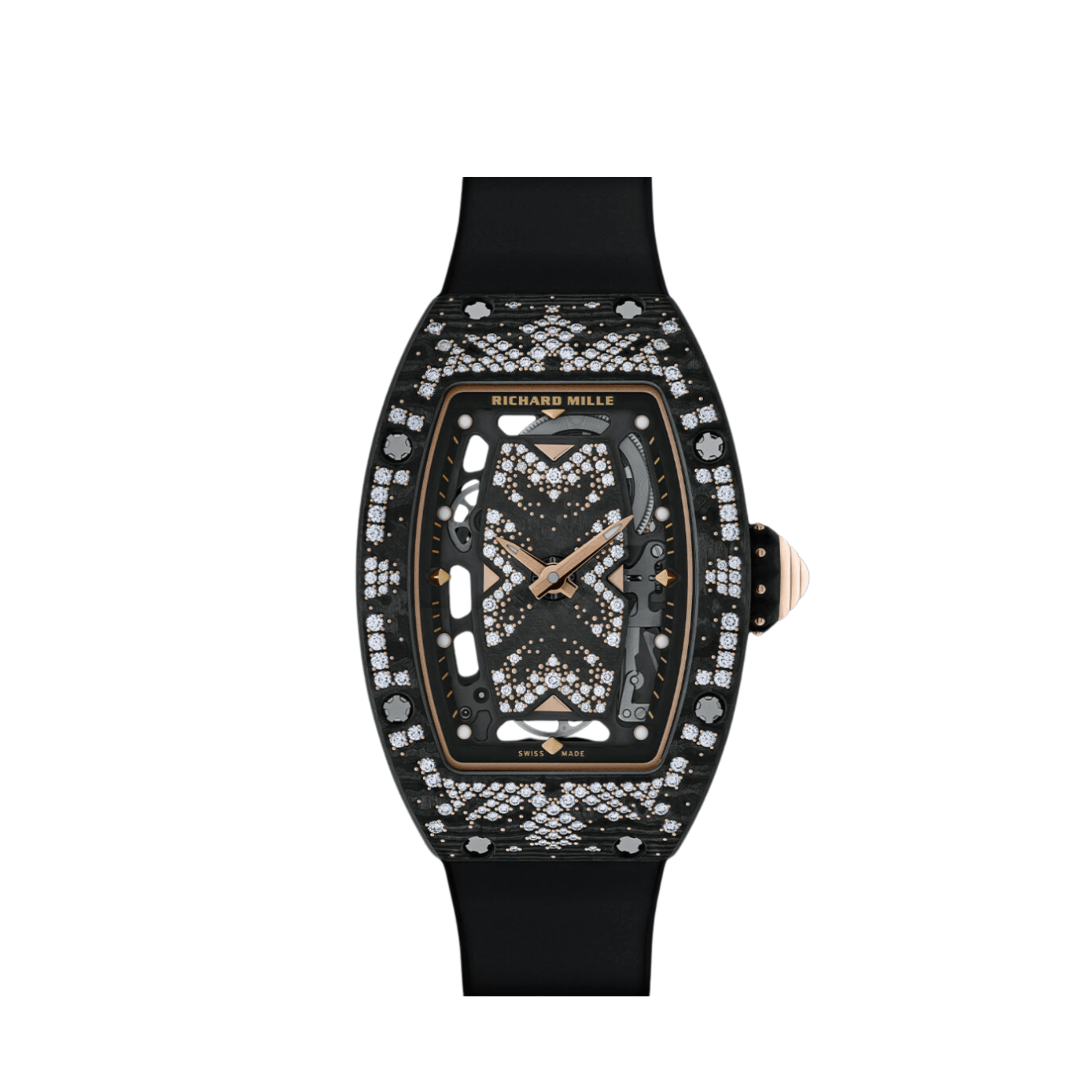 Richard Mille RM 07-01 'Ladies' Intergalactic Bright Night Carbon TPT Diamond Bezel