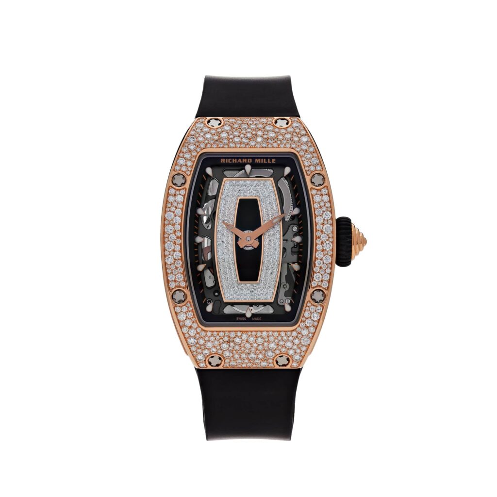 Richard Mille RM 07-01 ‘Ladies’ Rose Gold Onyx Snow Diamond Set