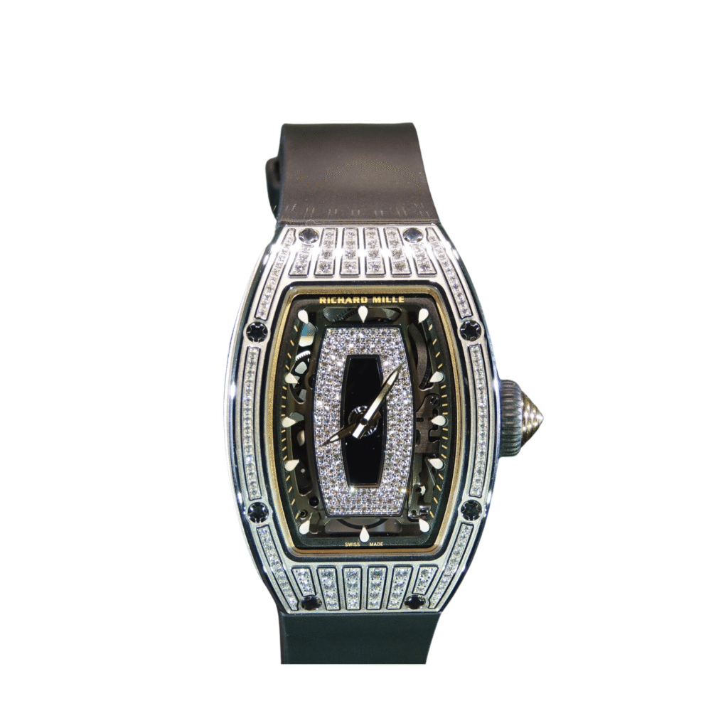 Richard Mille RM 07-01 ‘Ladies’ White Gold Diamond Set Onyx Dial