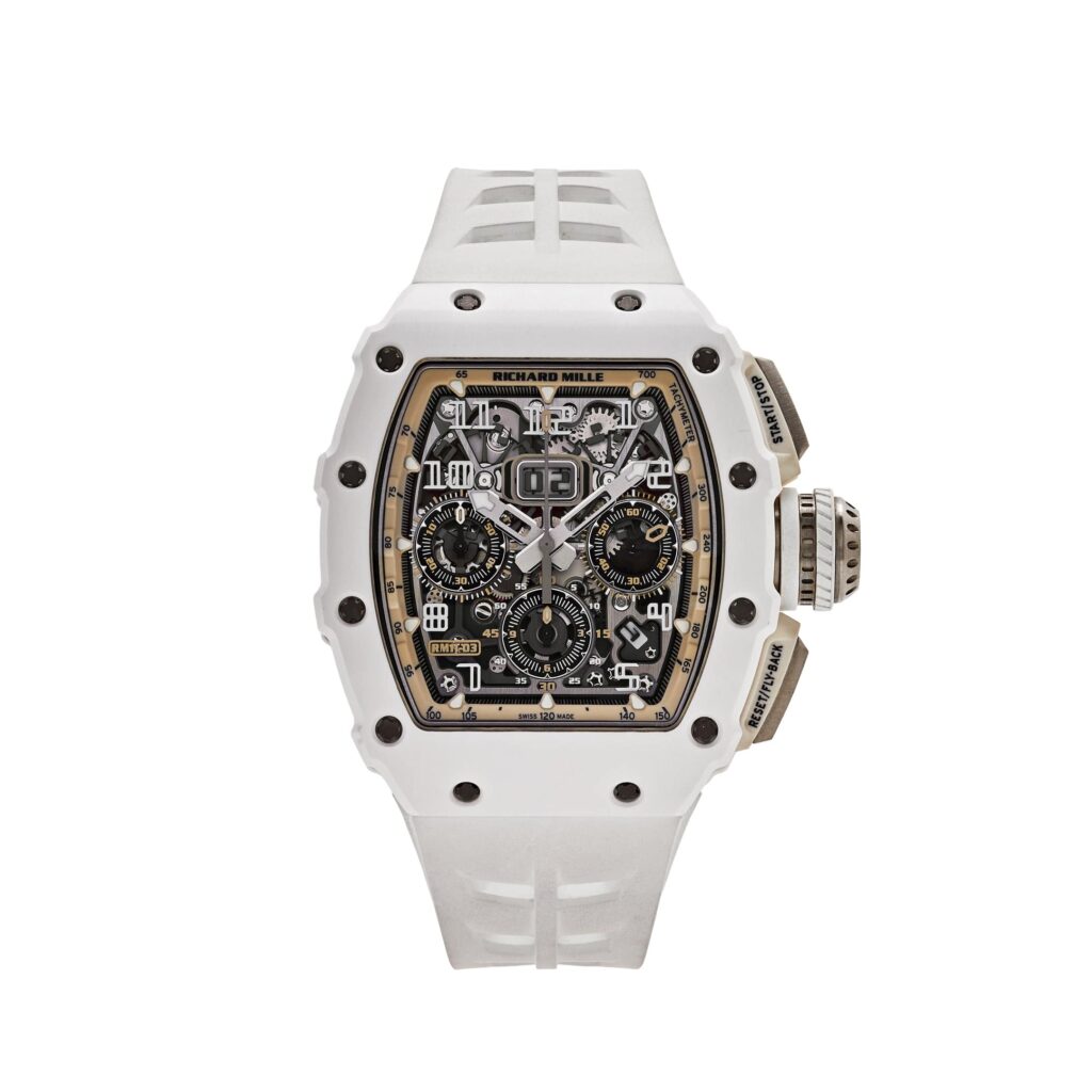 Richard Mille RM 11-03 ‘Last White Edition’ Automatic Flyback Chronograph White Ceramic Limited Edition Of 33 Pieces