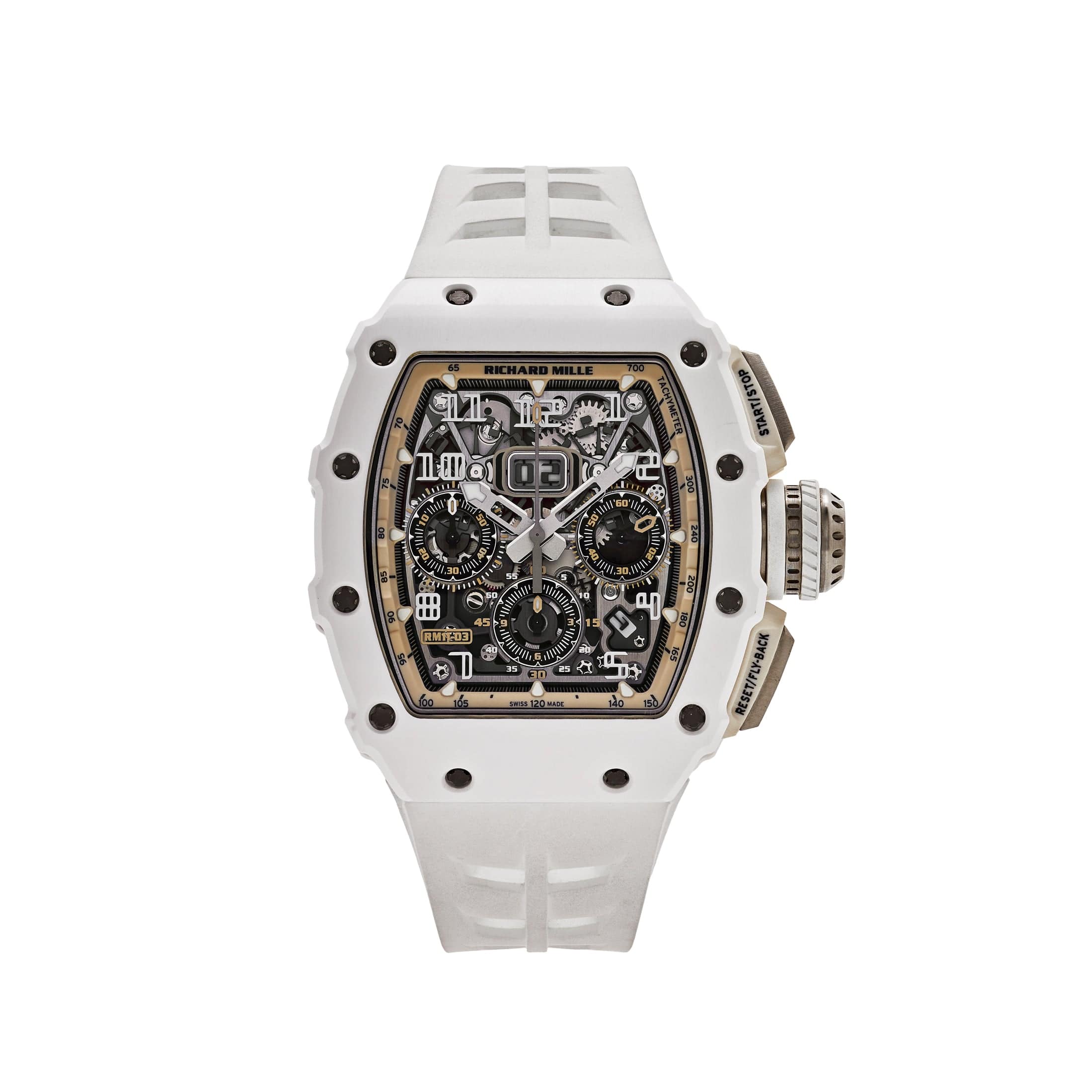 Richard Mille RM 11-03 'Last White Edition' Automatic Flyback Chronograph White Ceramic Limited Edition Of 33 Pieces