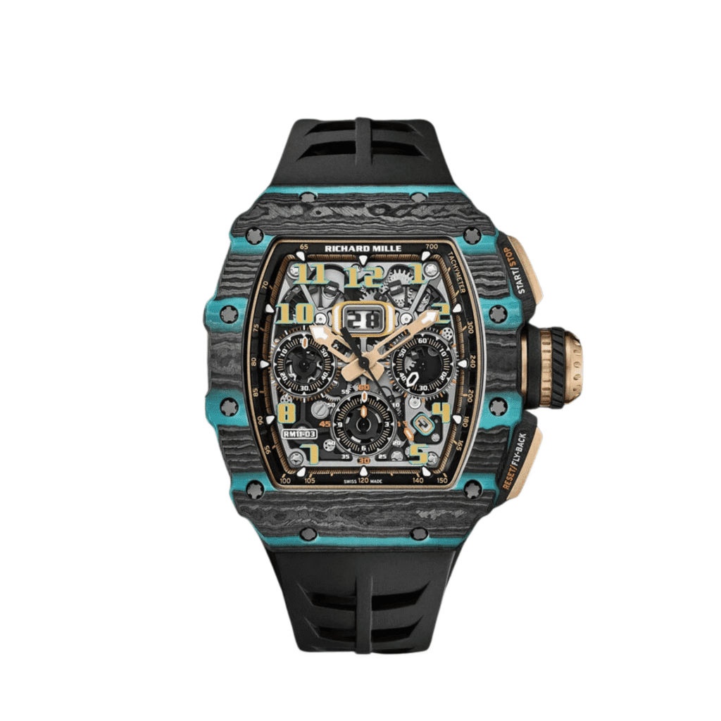 Richard Mille RM 11-03 ‘Ultimate Edition’ Flyback Chronograph Carbon Turquoise Quartz TPT Limited Edition Of 200