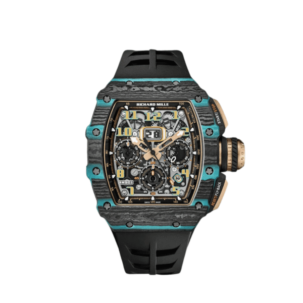 Richard Mille RM 11-03 'Ultimate Edition' Flyback Chronograph Carbon Turquoise Quartz TPT Limited Edition Of 200