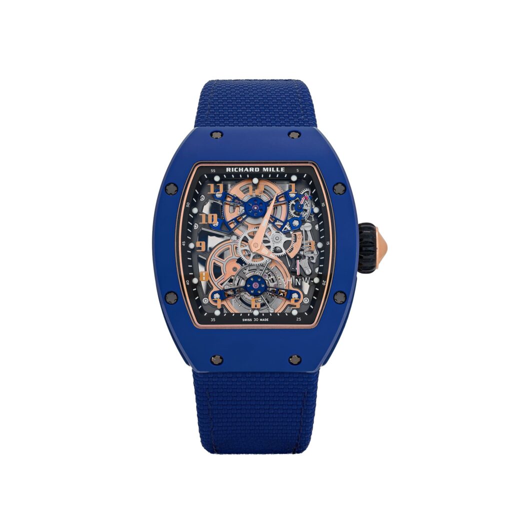 Richard Mille RM 17-02 Blue Ceramic Rose Gold Tourbillon Limited Edition Of 30