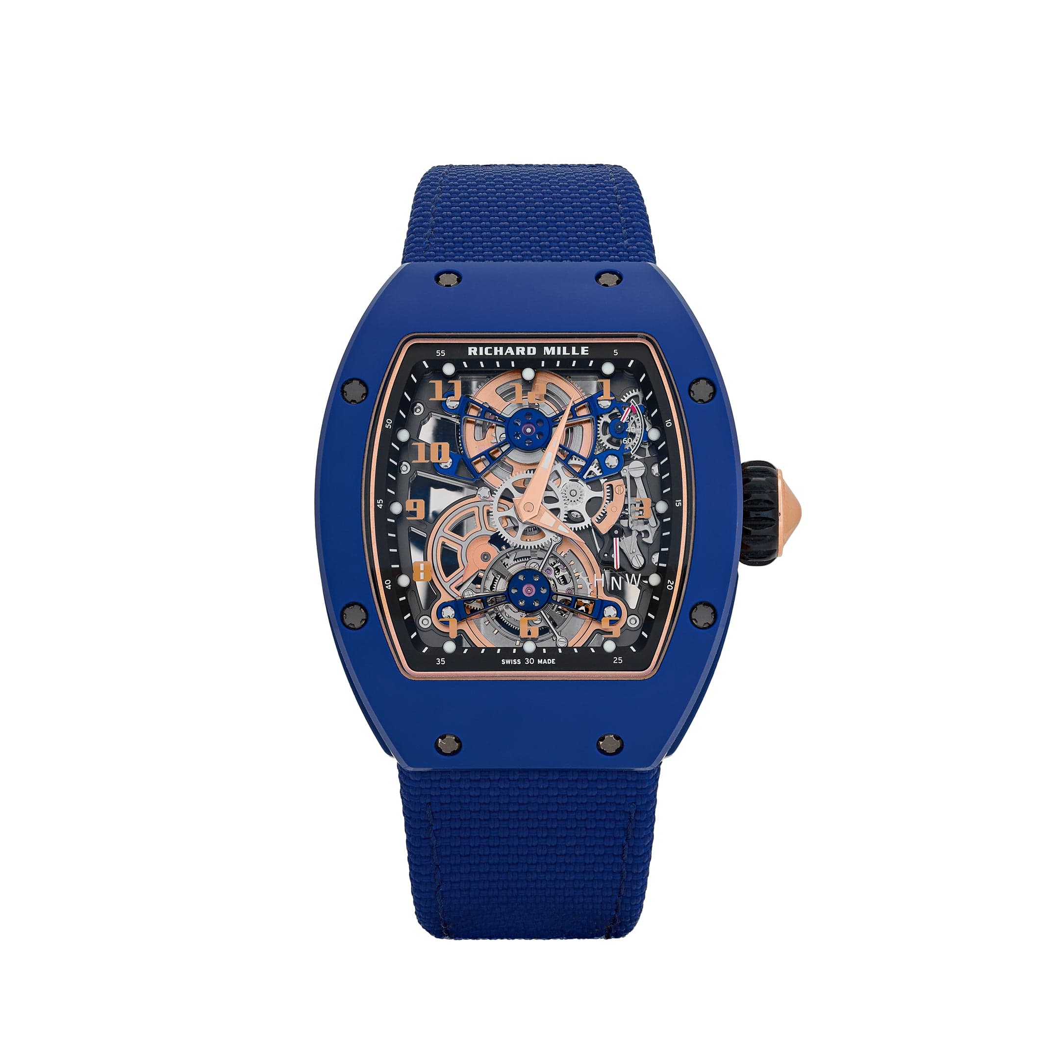 Richard Mille RM 17-02 Blue Ceramic Rose Gold Tourbillon Limited Edition Of 30