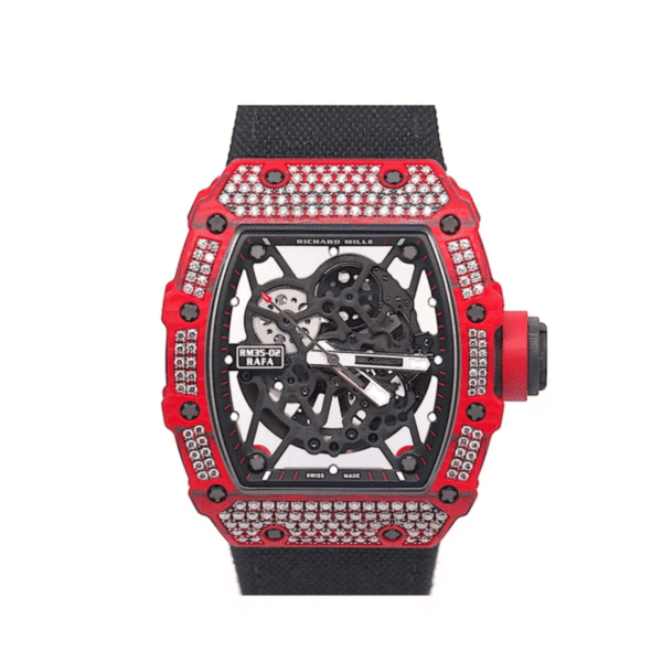 Richard Mille RM 35-02 'Rafa' Rafael Nadal Red Quartz TPT Diamond Set