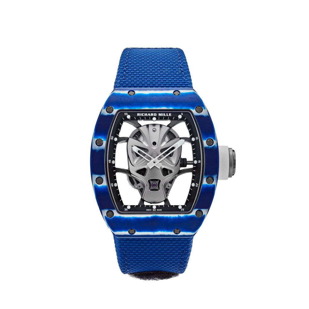 Richard Mille RM 52-06 Tourbillon ‘Mask’ Blue White Quartz TPT Limited Edition Of 18