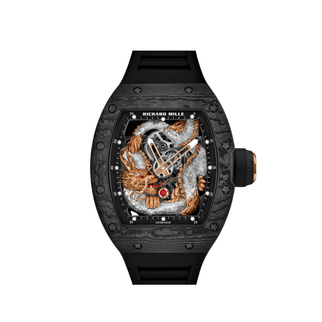 Richard Mille RM 57-03 Tourbillon Carbon Sapphire Dragon Dial Limited Edition Of 55