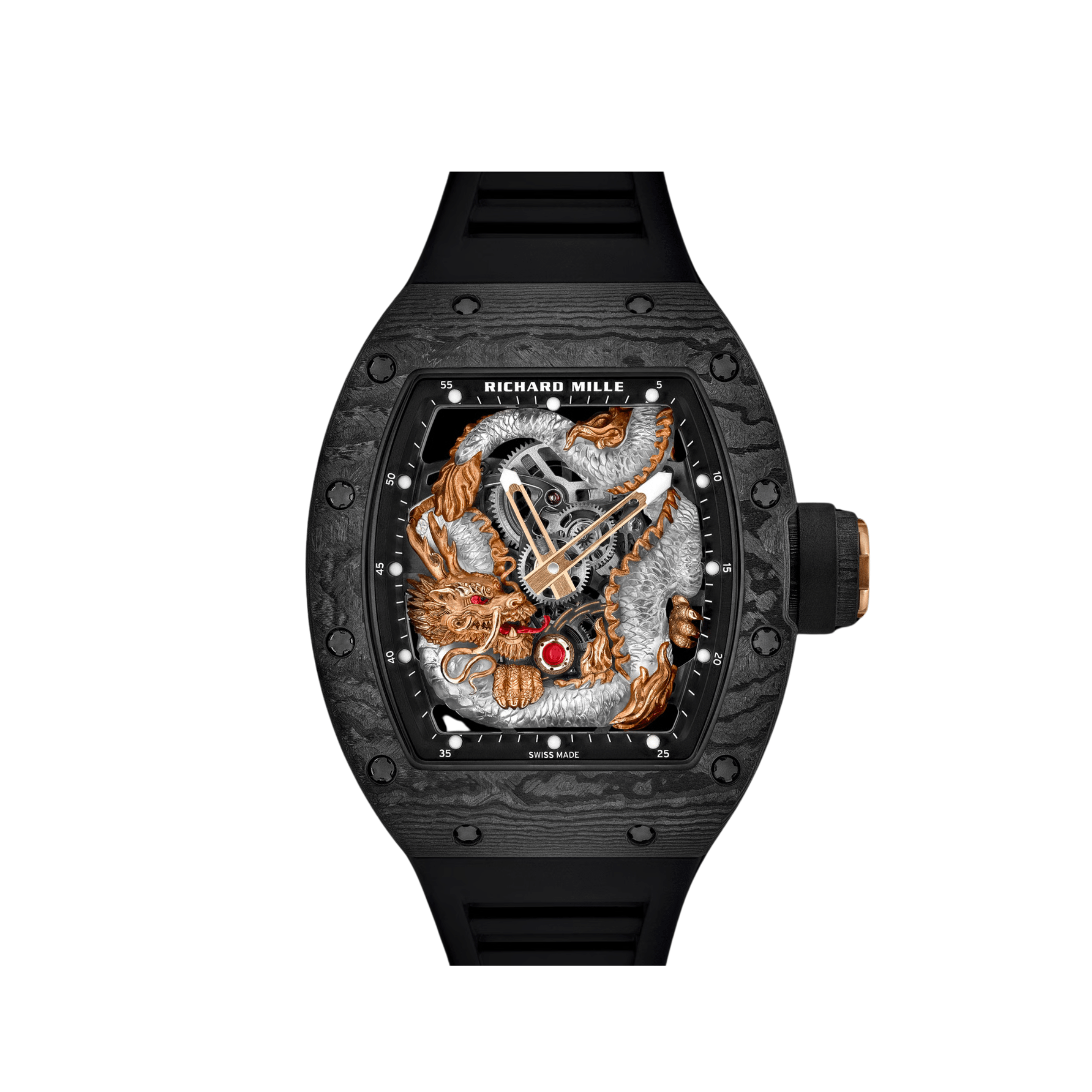 Richard Mille RM 57-03 Tourbillon Carbon Sapphire Dragon Dial Limited Edition Of 55