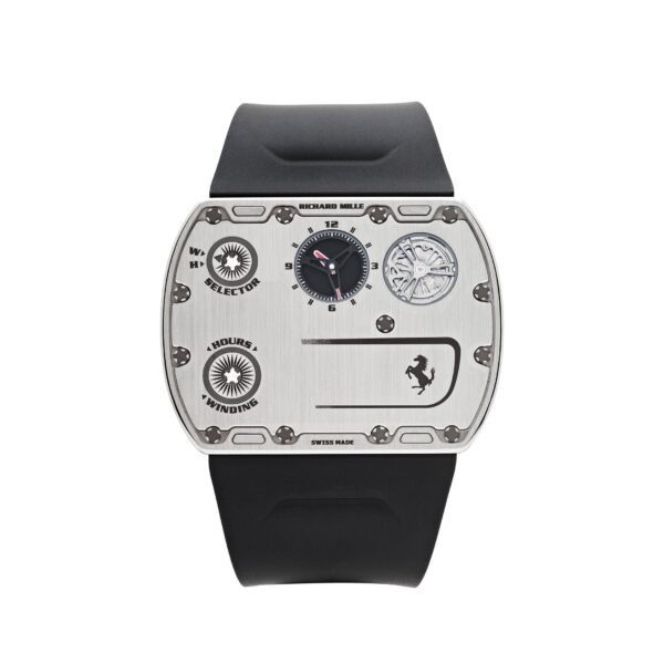 Richard Mille RM UP-01 Ferrari Ultraflat Titanium Silver Dial Limited Edition Of 150