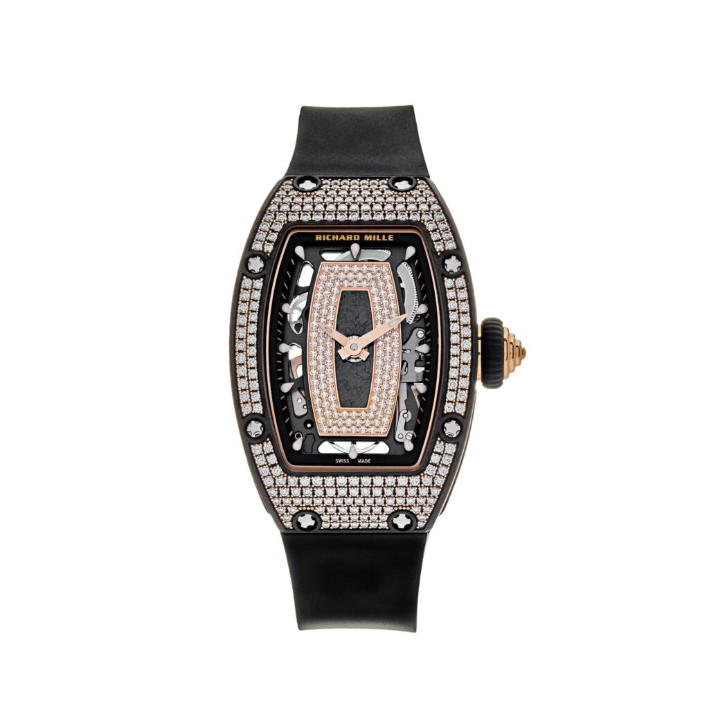 Richard Mille RM 07-01 ‘Ladies’ Rose Gold Carbon-TPT Diamond Bezel